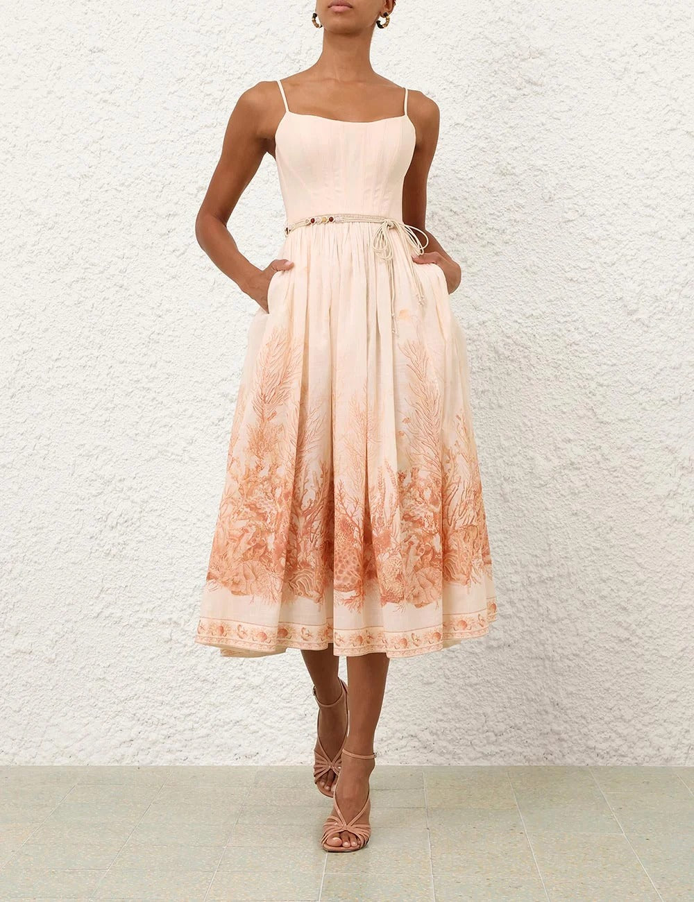 Wanderlust Corset Midi Dress