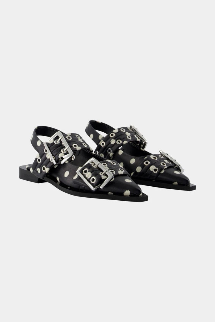Ballerina Feminine Buckle Printed Pelinova