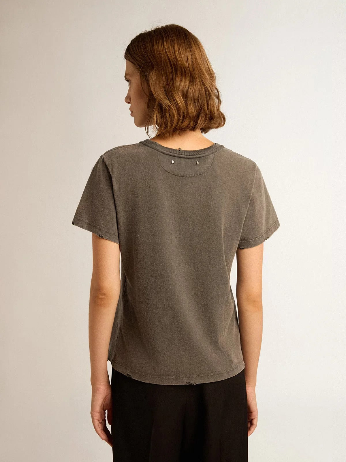 Camiseta Golden Goose Distressed