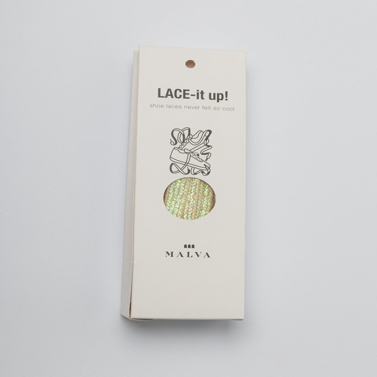 Cordón Metalizado Blanco