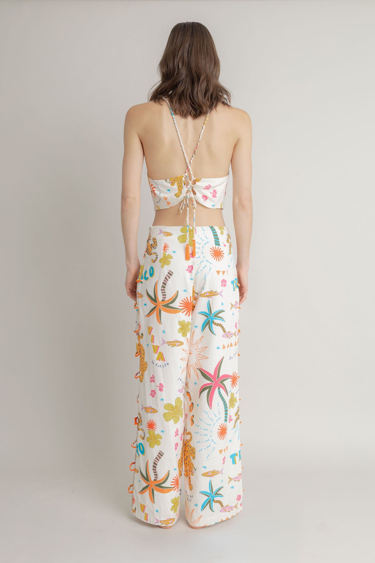 Pantalon Estampado VOIE PANTALONES Malva CO