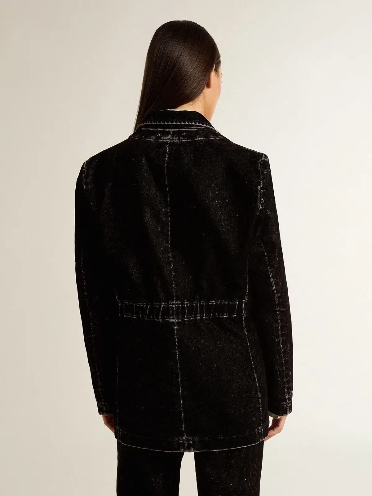 Chaqueta Denim Velvet Washed