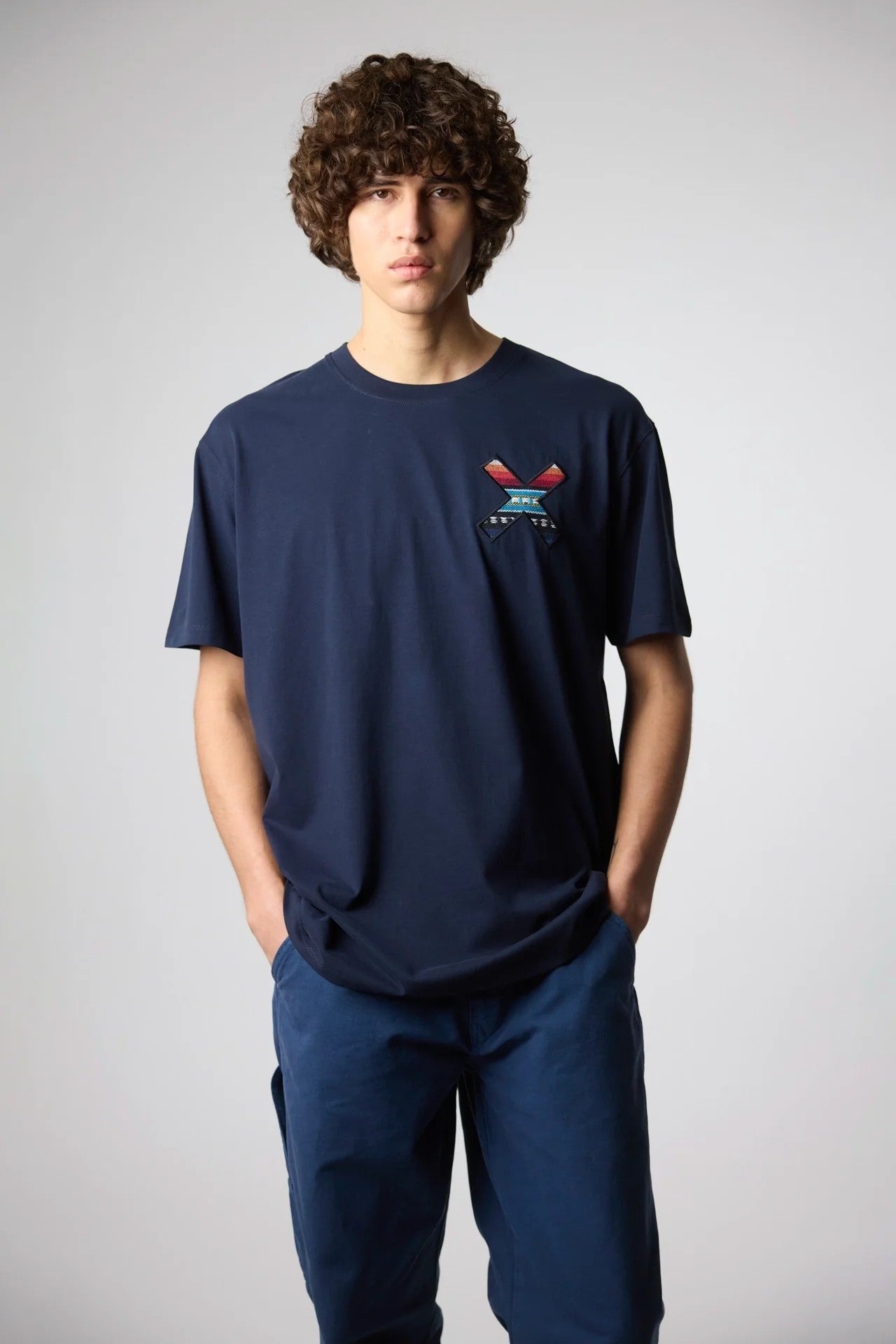 T-Shirt Classic Navy BLUE BANANA T-SHIRT Malva CO