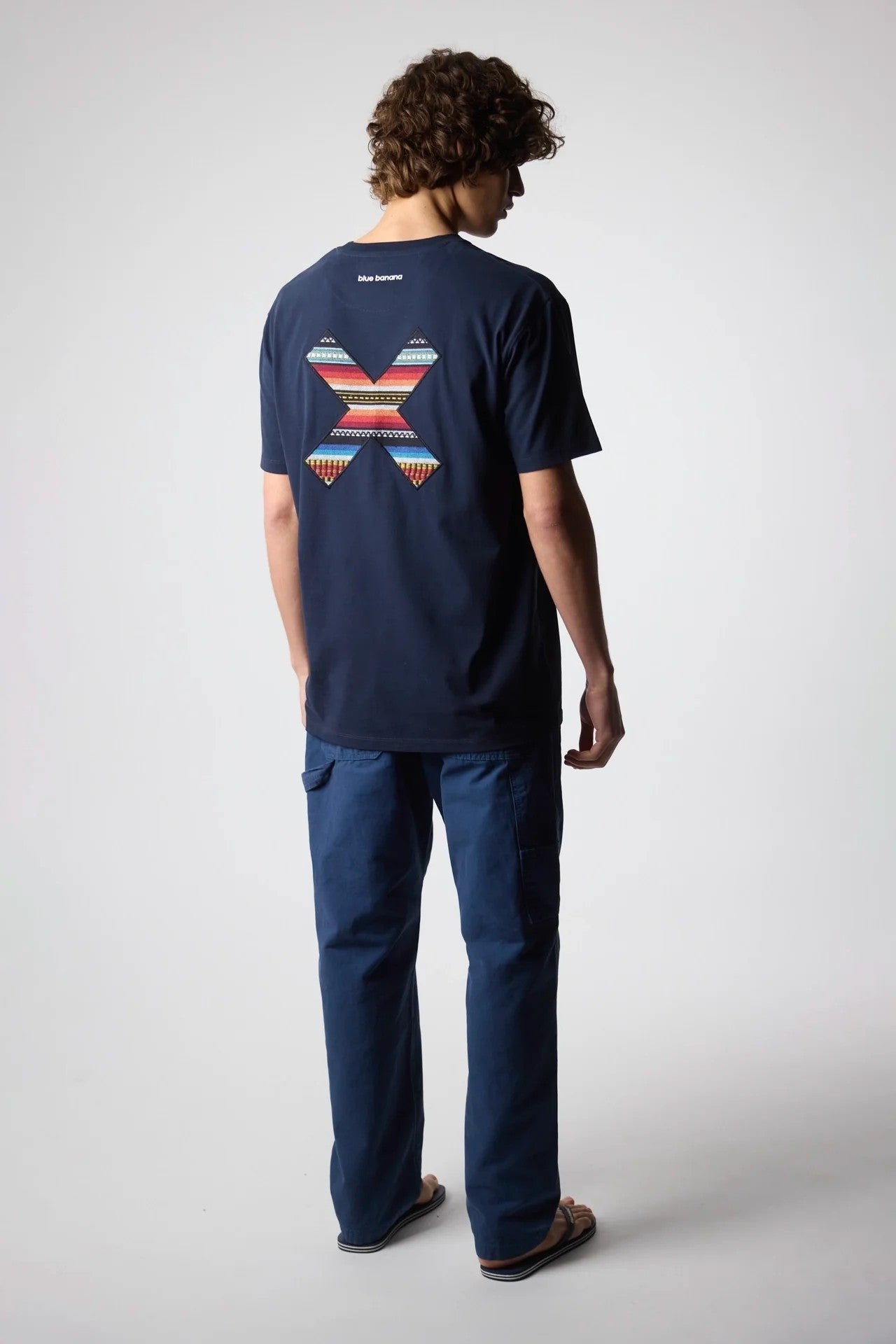 T-Shirt Classic Navy BLUE BANANA T-SHIRT Malva CO