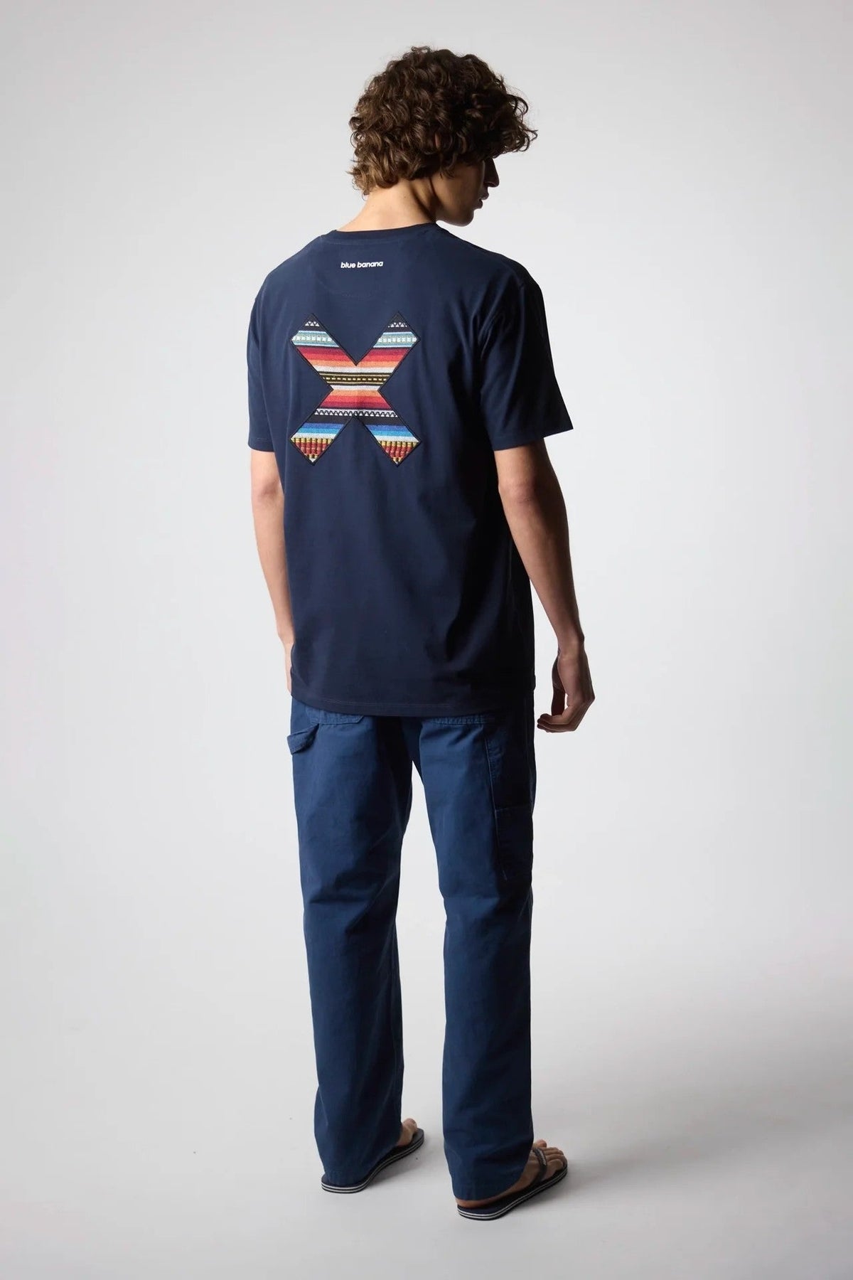 T-Shirt Classic Navy BLUE BANANA T-SHIRT Malva CO
