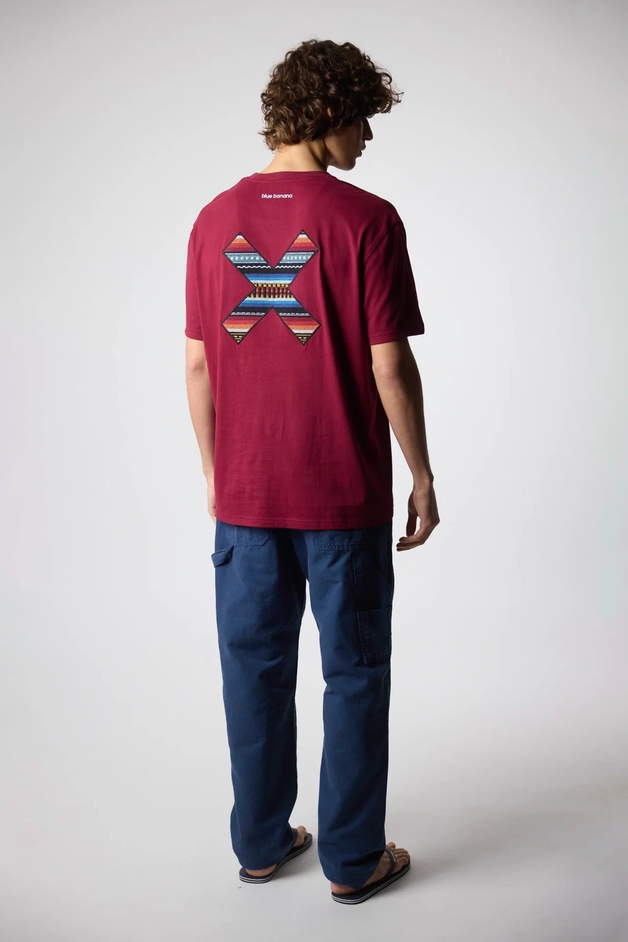 T-Shirt Classic Burgundy BLUE BANANA T-SHIRT Malva CO