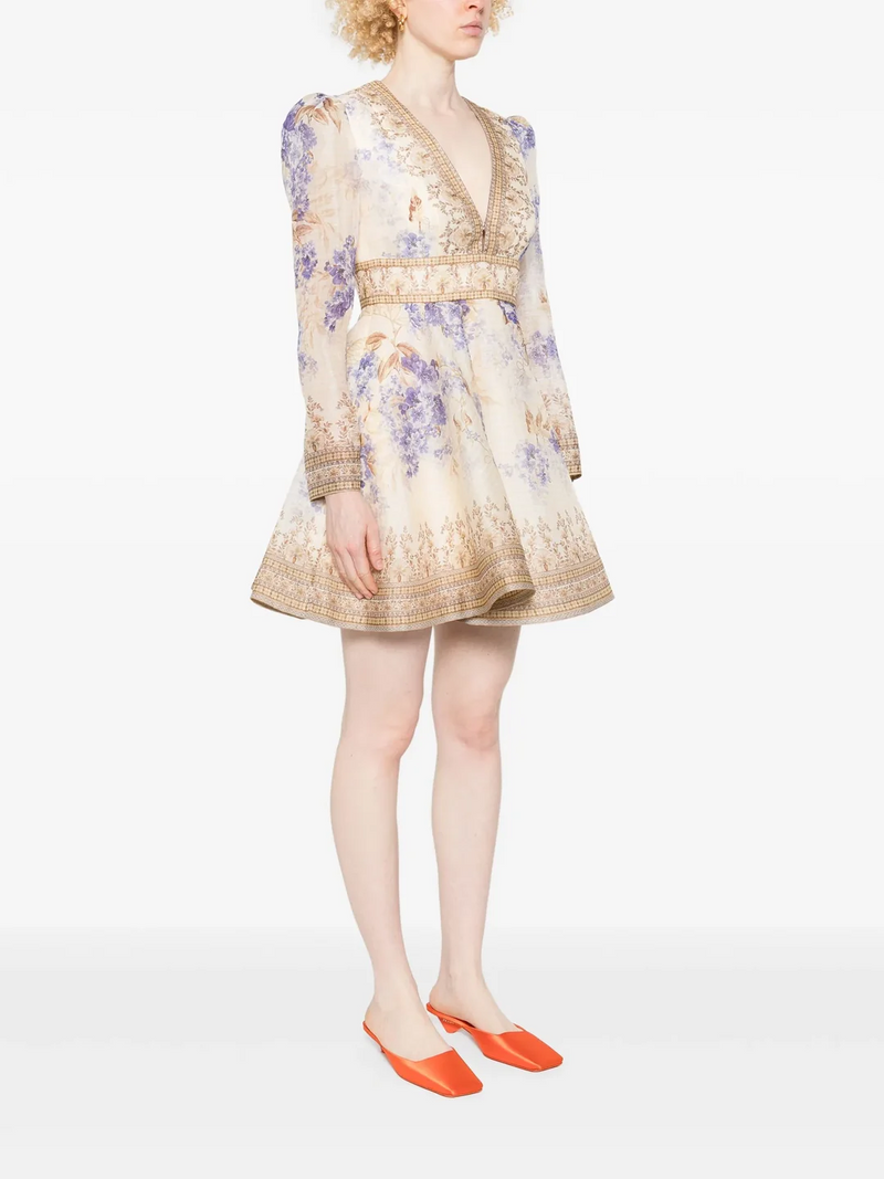 Dawning Plunge Mini Dress