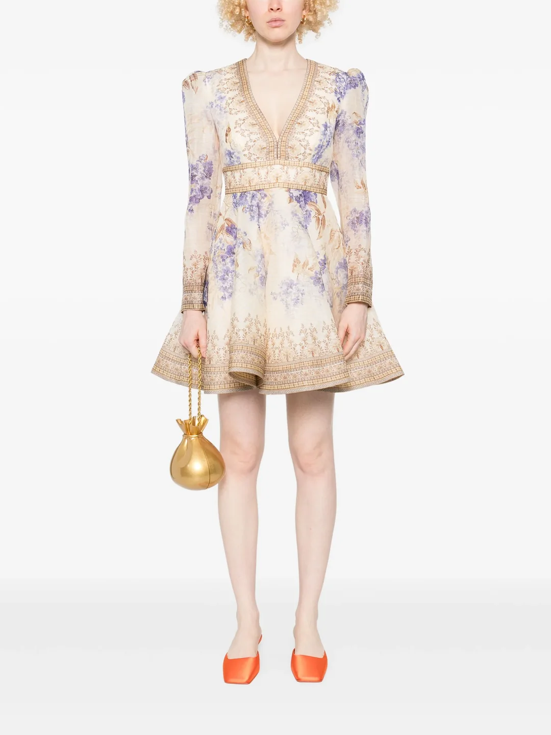 Dawning Plunge Mini Dress