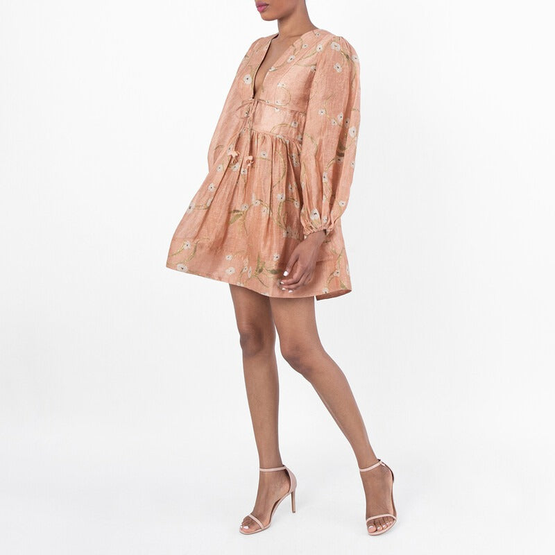 Illuminate Drawn Mini Dress