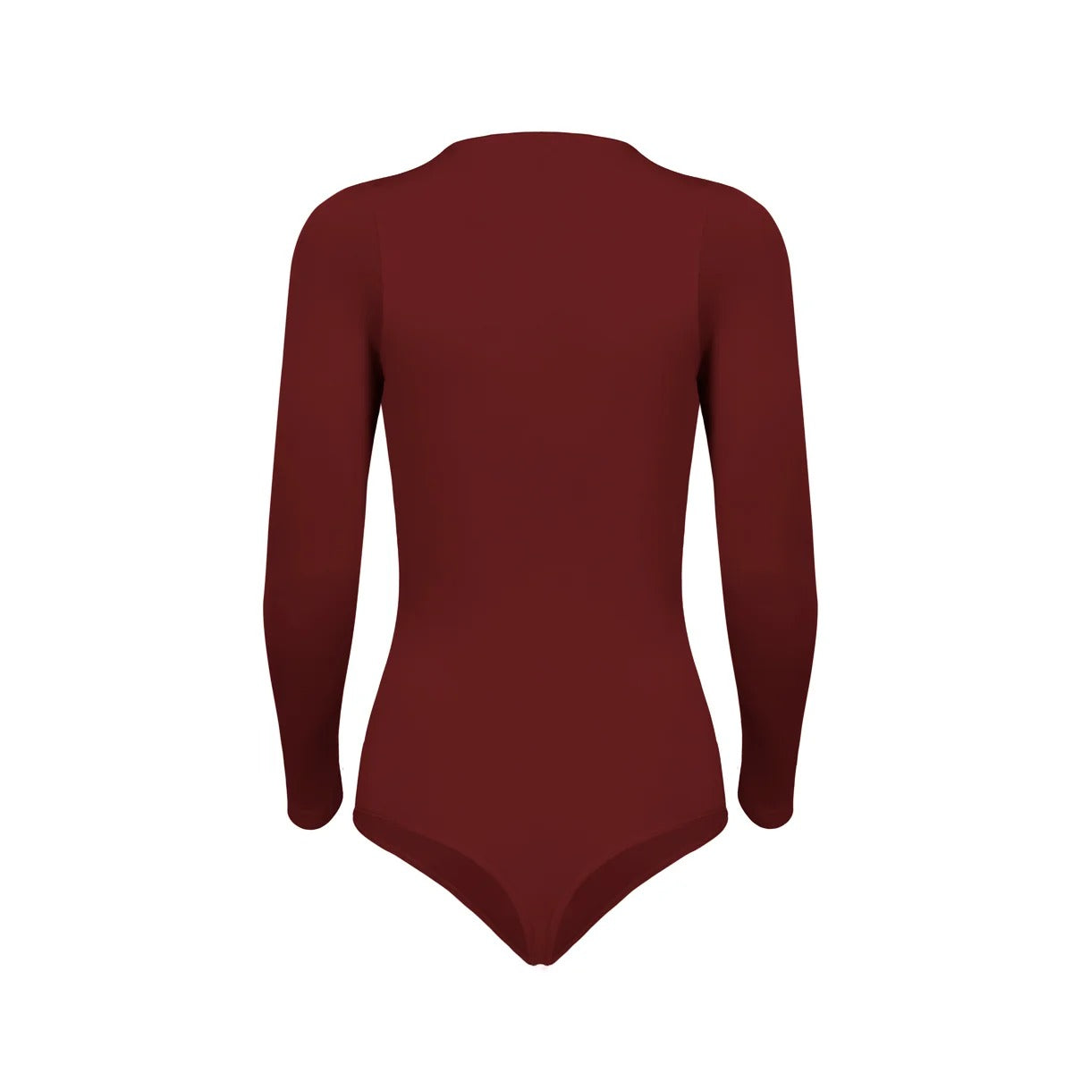 Body Seamless Manga Larga Malbec Lxl