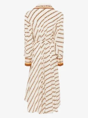Tuck Midi Shirt Dress