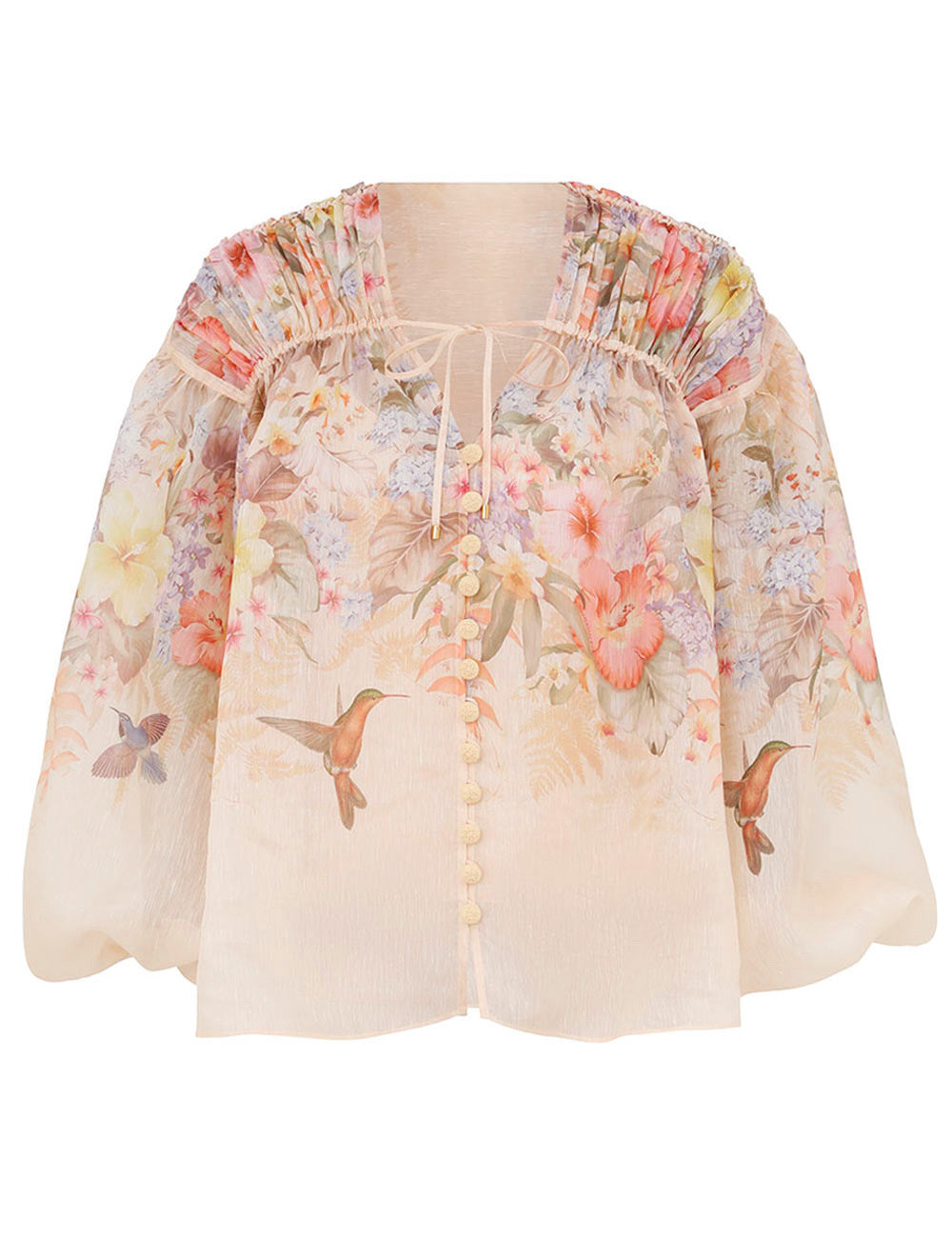 Blusa Illuminate Drawn ZIMMERMANN BLUSAS Malva CO