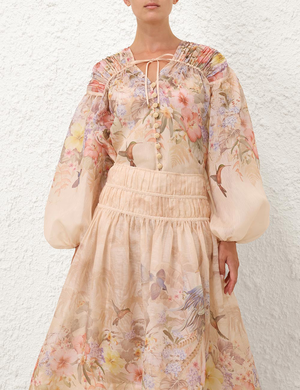Blusa Illuminate Drawn ZIMMERMANN BLUSAS Malva CO