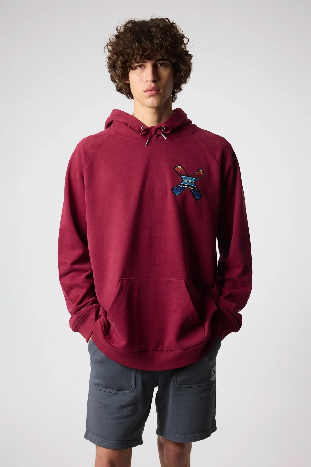 Hoodie Classic Burgundy BLUE BANANA HOODIES Malva CO