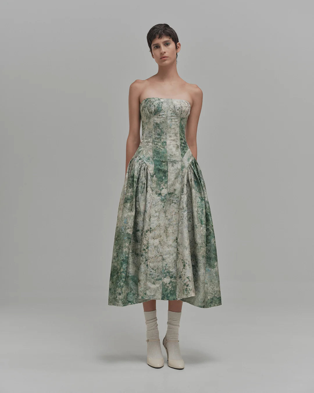 Vestido Begonia MARIA ELENA VILLAMIL MIDI VESTIDOS Malva CO