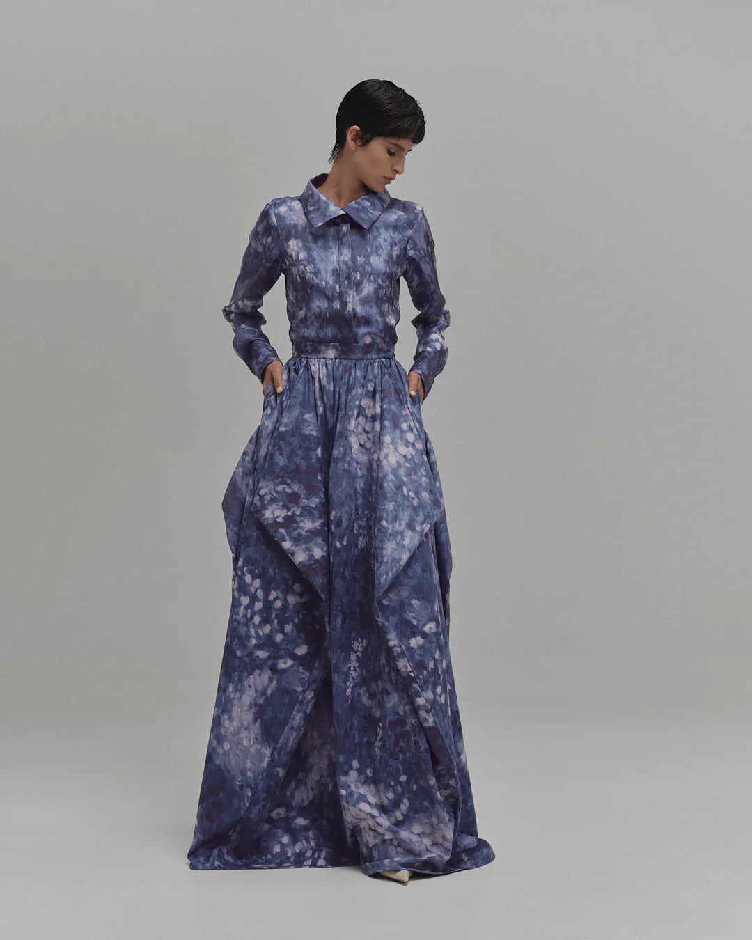 Camisa Olivo MARIA ELENA VILLAMIL CAMISAS Malva CO