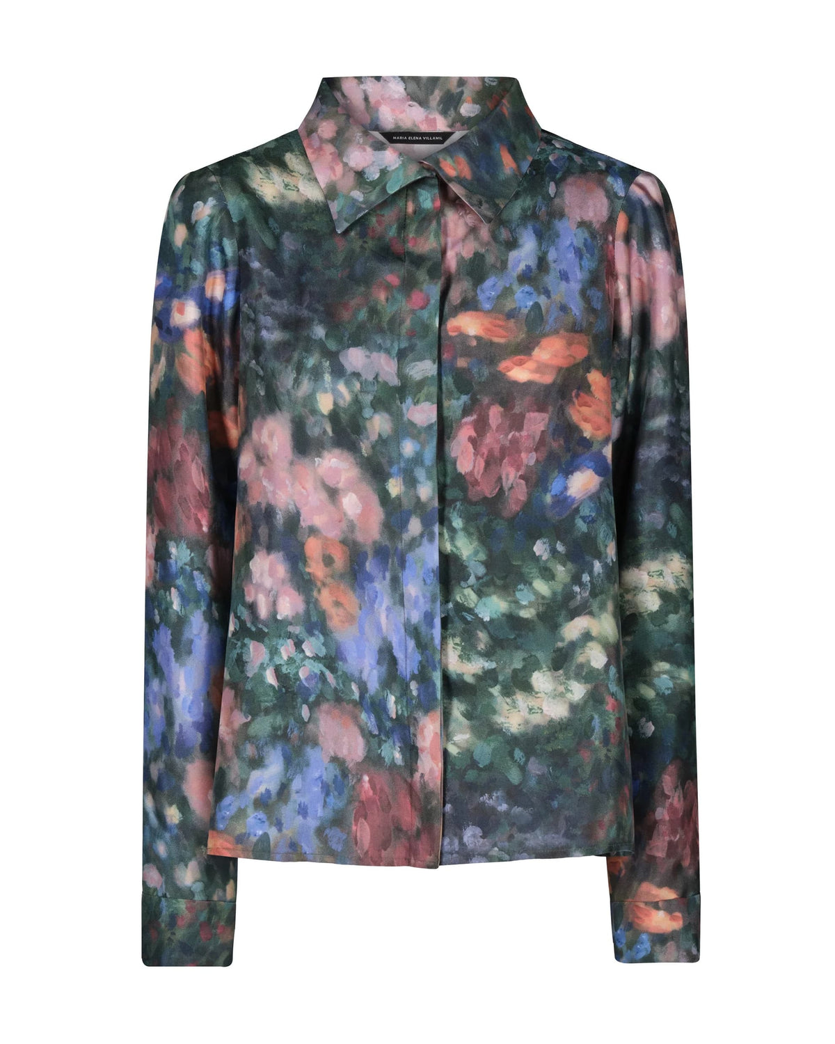 Camisa Olivo MARIA ELENA VILLAMIL CAMISAS Malva CO