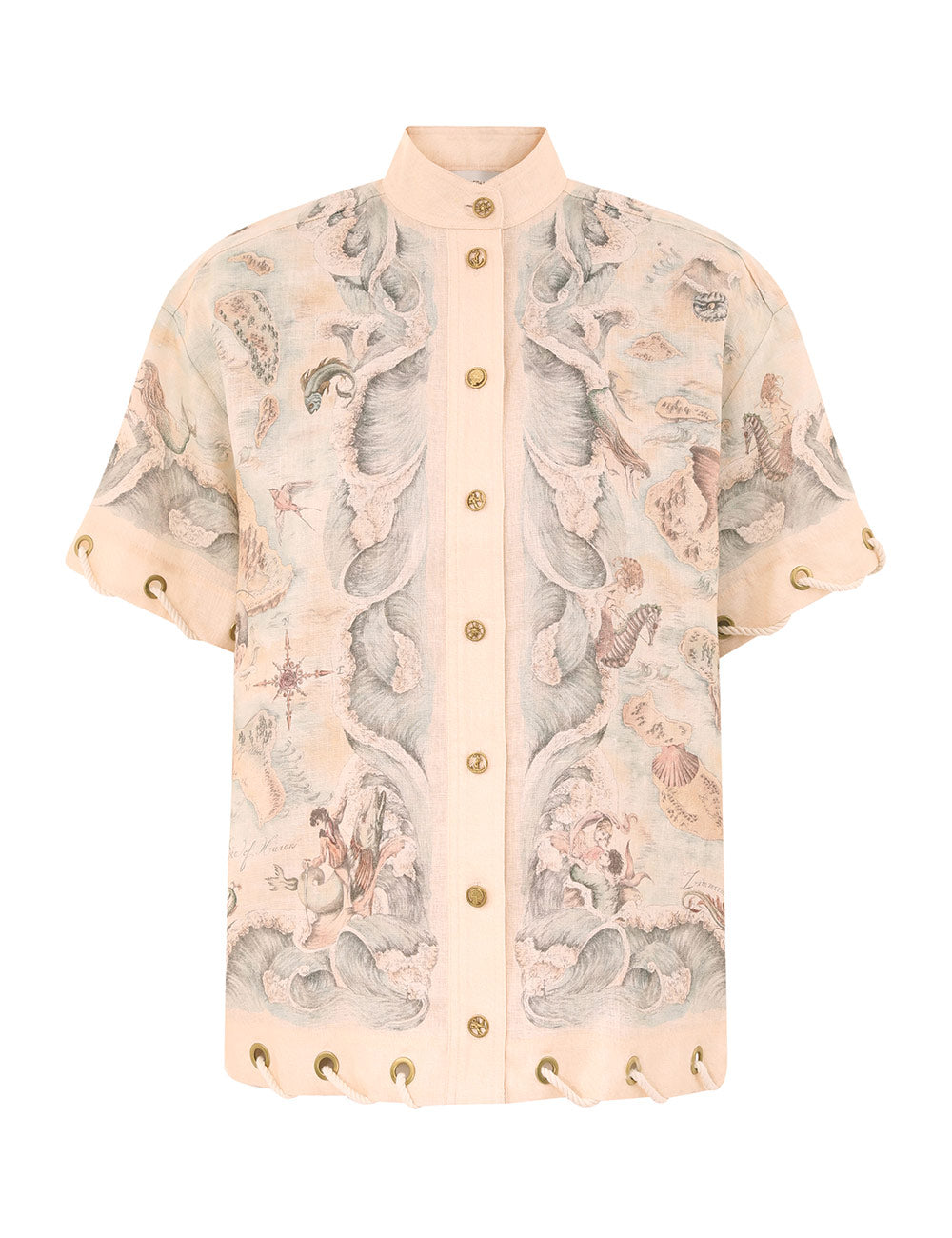 Camisa Rebellion Rope ZIMMERMANN CAMISAS Malva CO