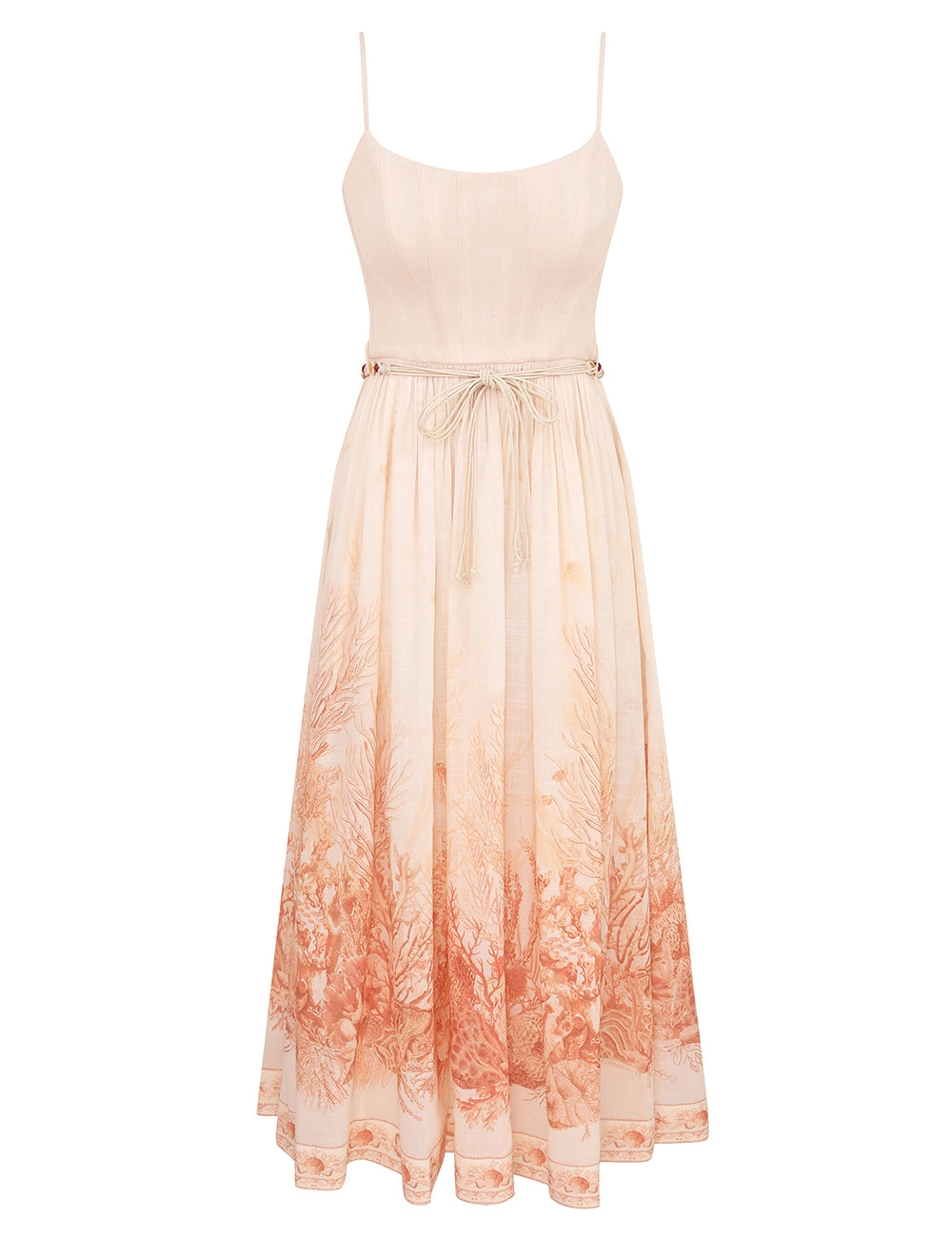 Midi Vestido Corset Wanderlust ZIMMERMANN MIDI VESTIDOS Malva CO