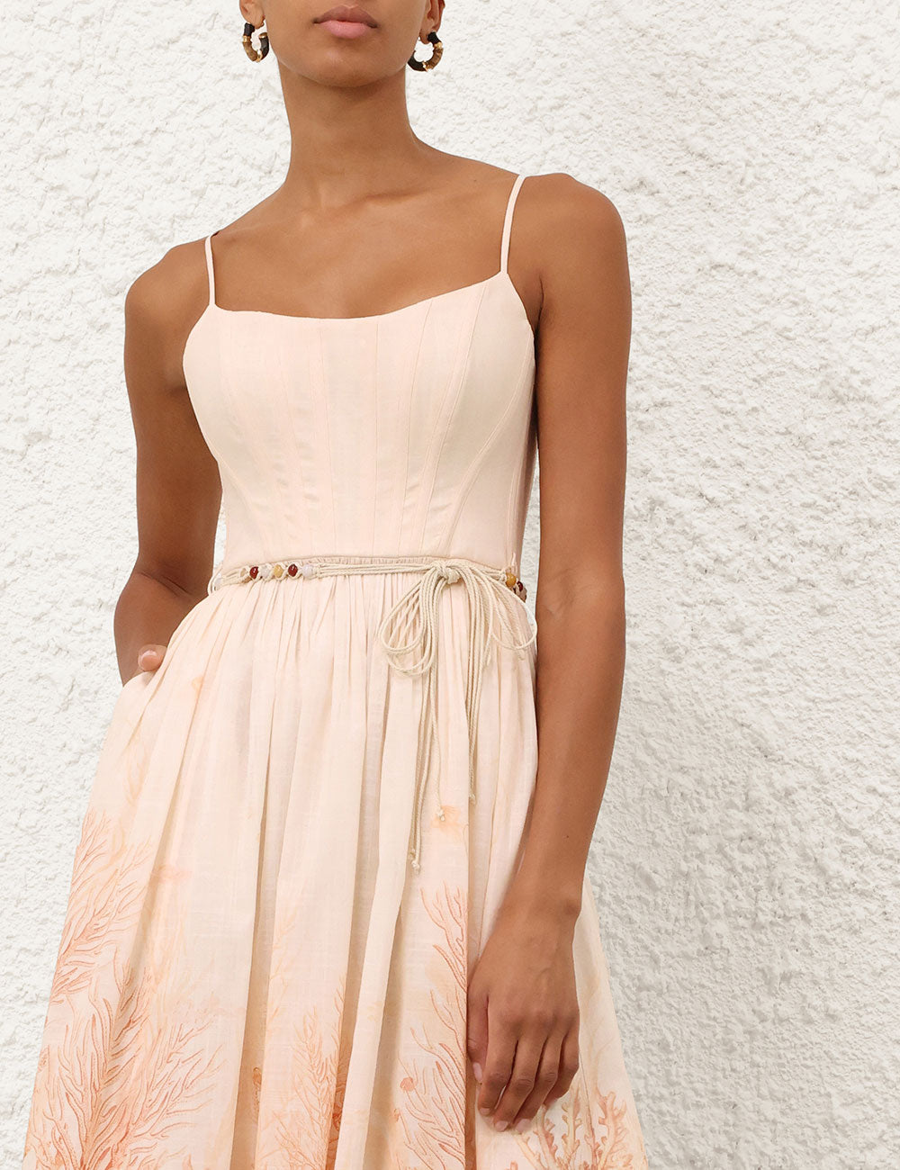 Midi Vestido Corset Wanderlust ZIMMERMANN MIDI VESTIDOS Malva CO