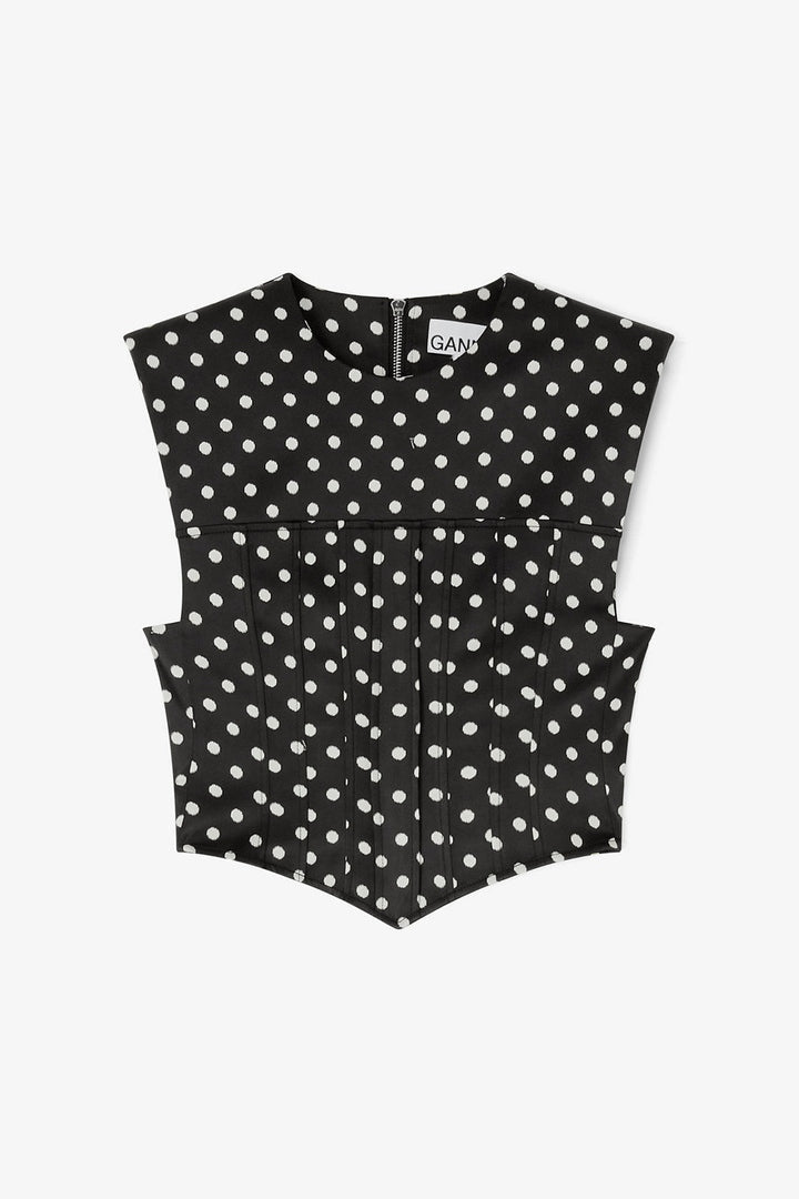Corset Polka- Dog Satin GANNI CORSETS Malva CO