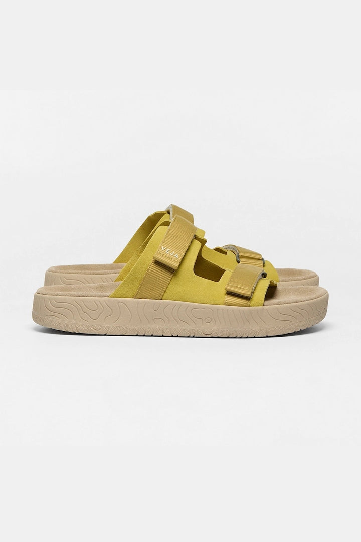 Sandalia Veja De Hombre Arpoador Suede Soft Liquor Ocre VEJA SANDALIAS Malva CO