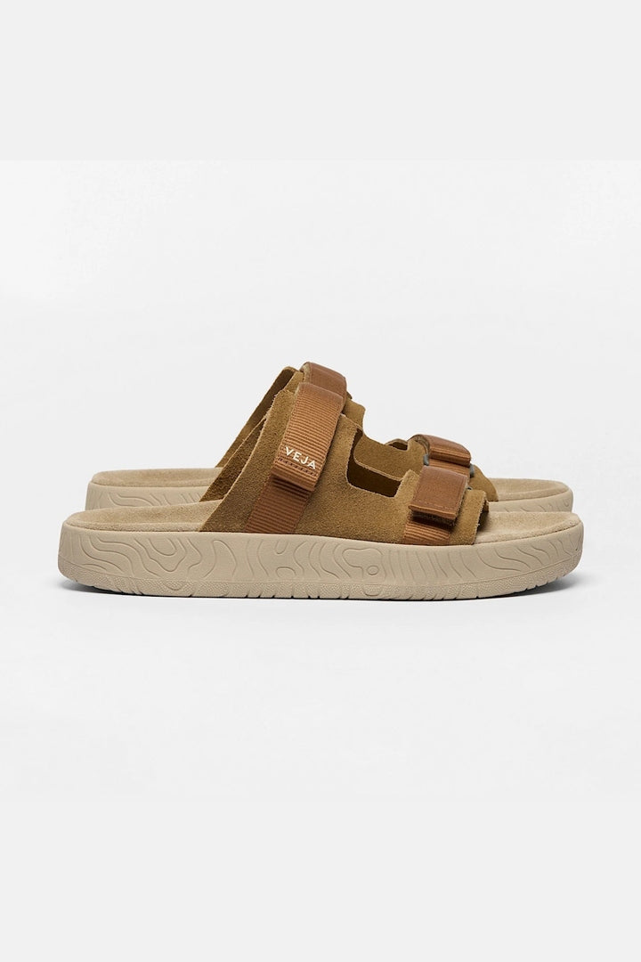 Sandalia Veja De Mujer Arpoador Suede Cognac VEJA SANDALIAS Malva CO