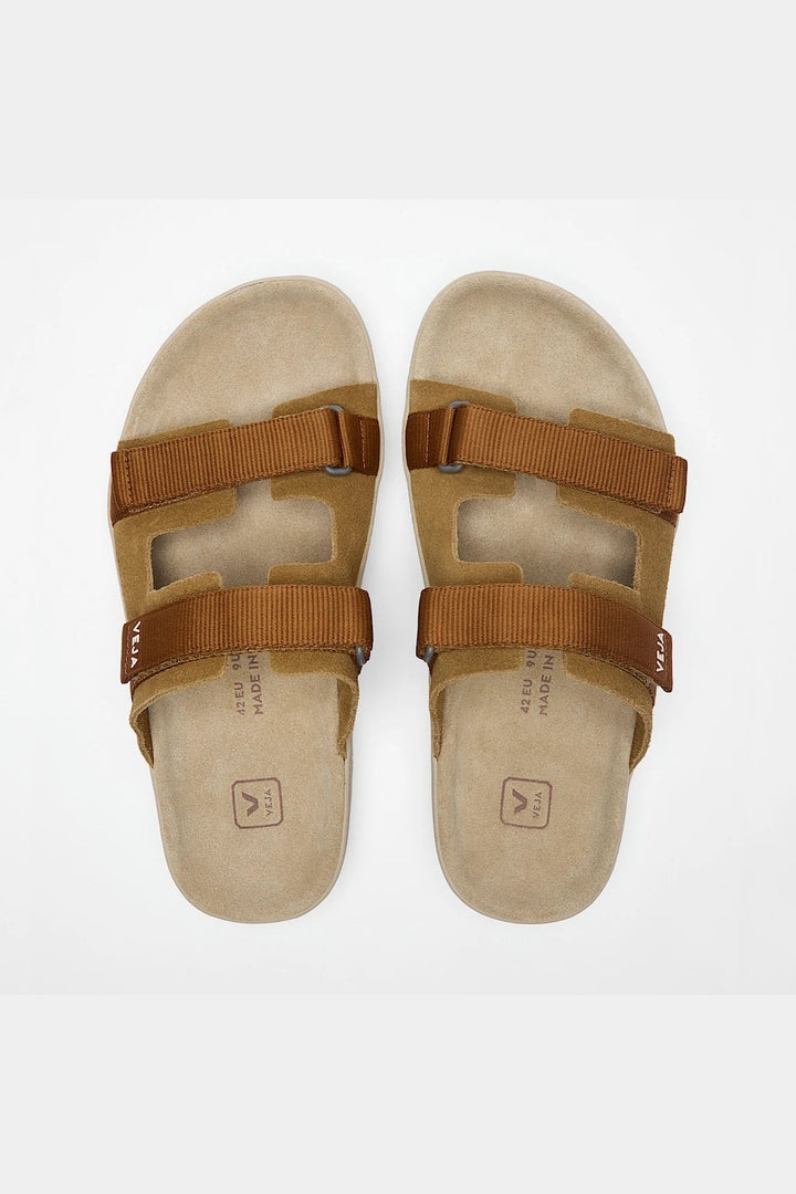 Sandalia Veja De Mujer Arpoador Suede Cognac VEJA SANDALIAS Malva CO