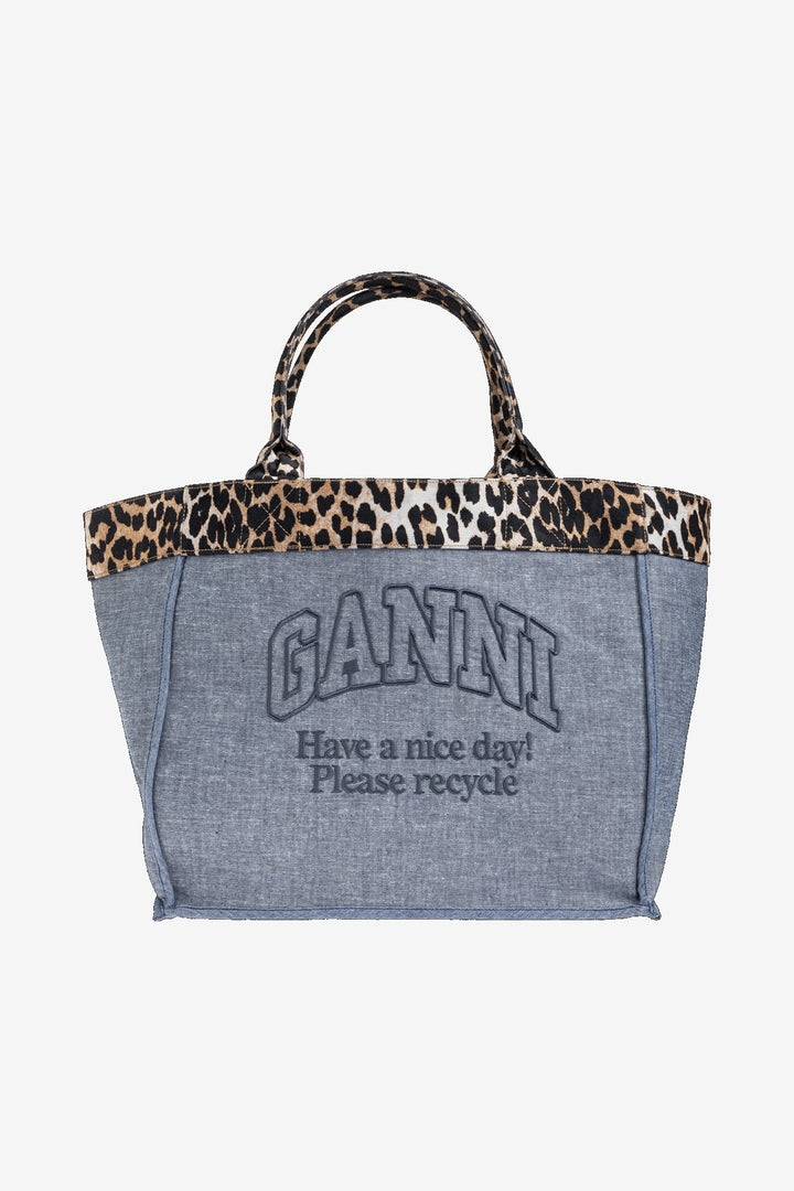 Bolso Medium Trapeze Shopper Flock Reversible