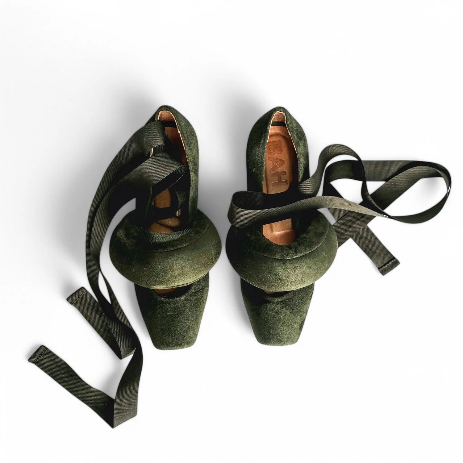 Calzado Balerinas Verde Oliva
