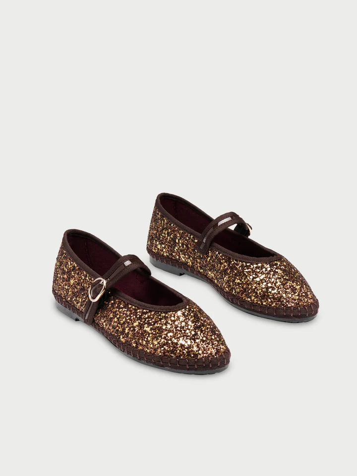 Balleta Pierre Brown Glitter