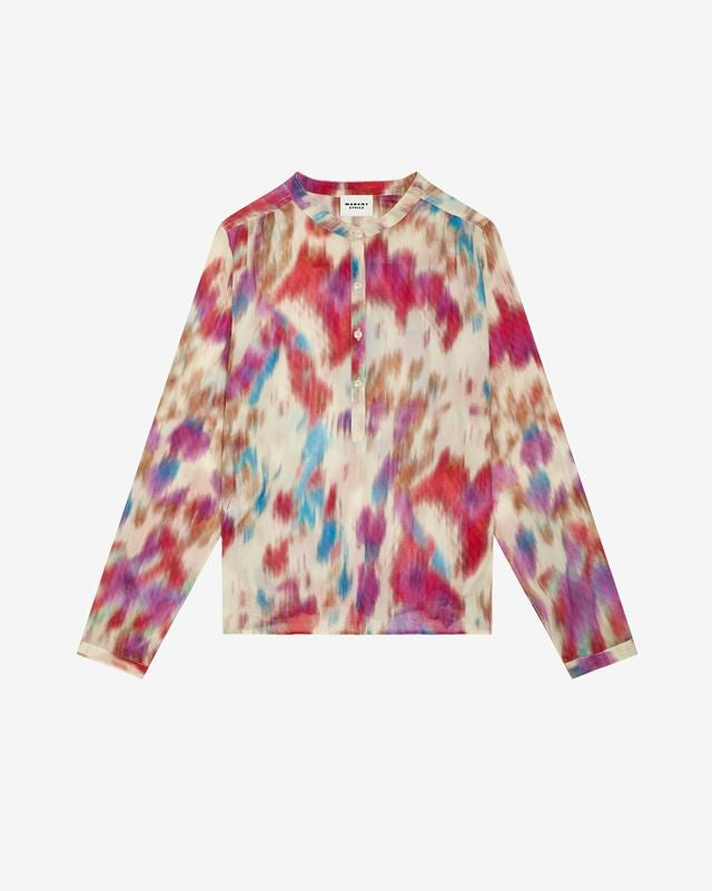 Blusa Maria Beige Raspberry