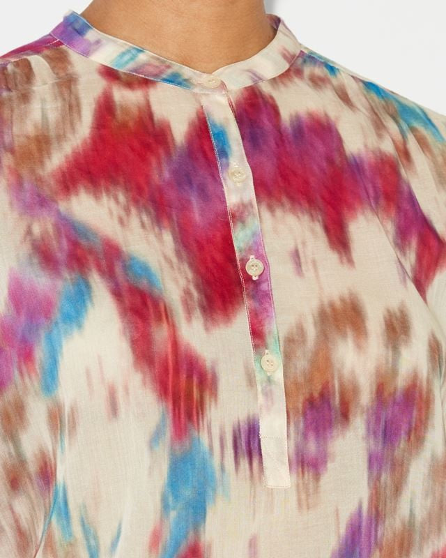 Blusa Maria Beige Raspberry