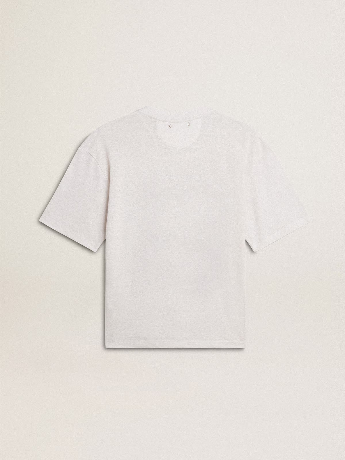 T-Shirt Boxy Light Linen GOLDEN GOOSE T-SHIRT Malva CO
