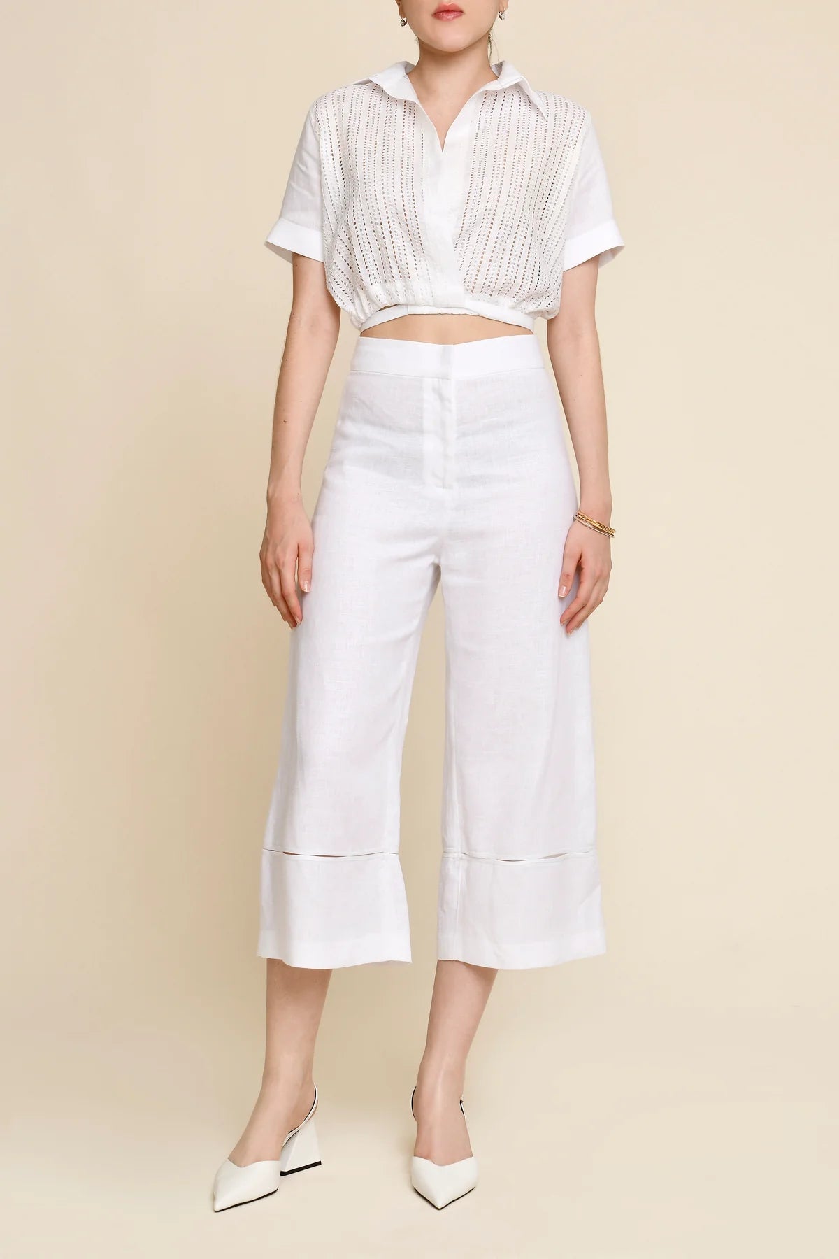 Pantalón Capri Campesino FRANCESCA MIRANDA PANTALONES Malva CO
