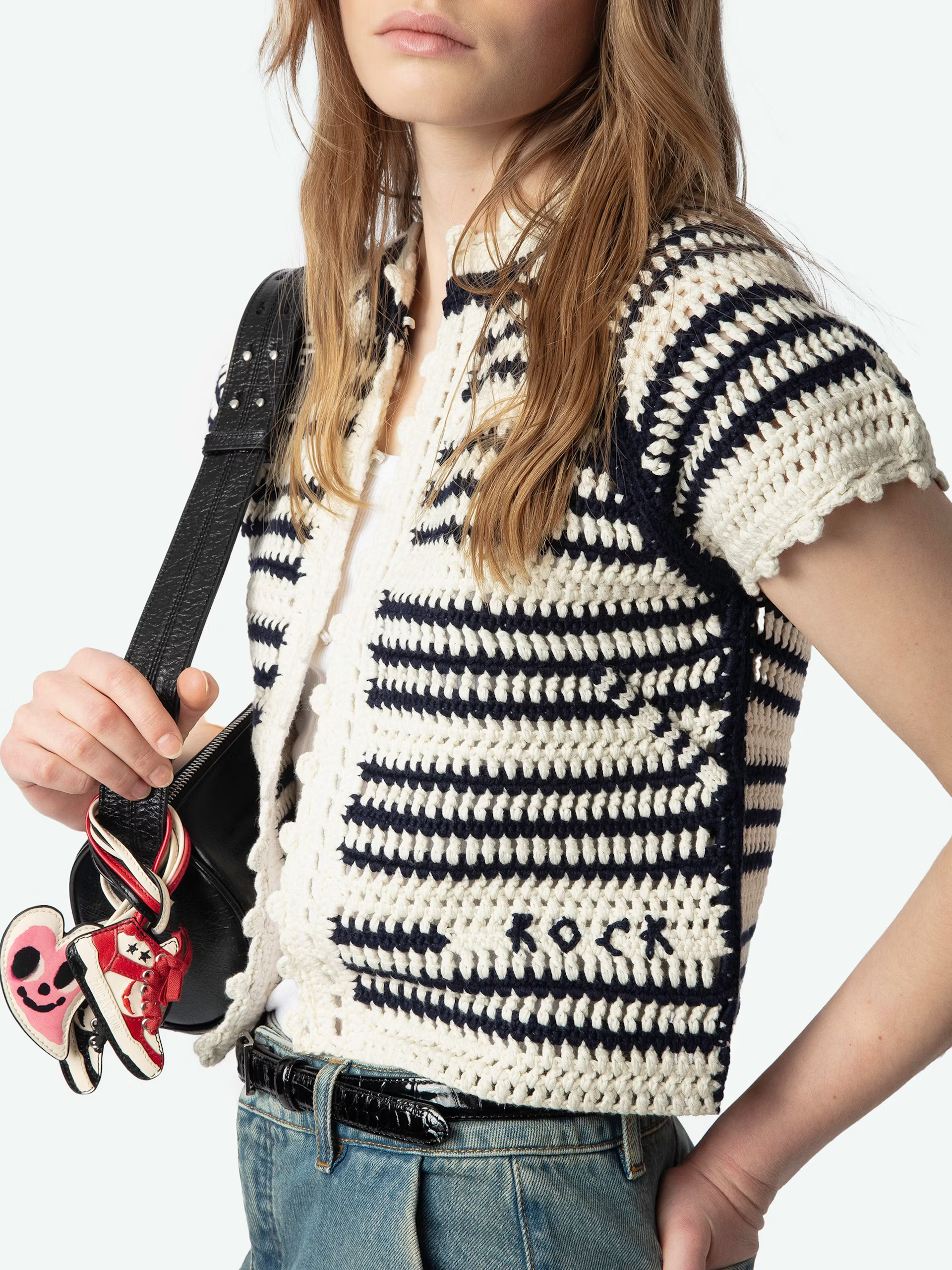Cardigan Zelie Co ZADIG ET VOLTAIRE CARDIGANS Malva CO