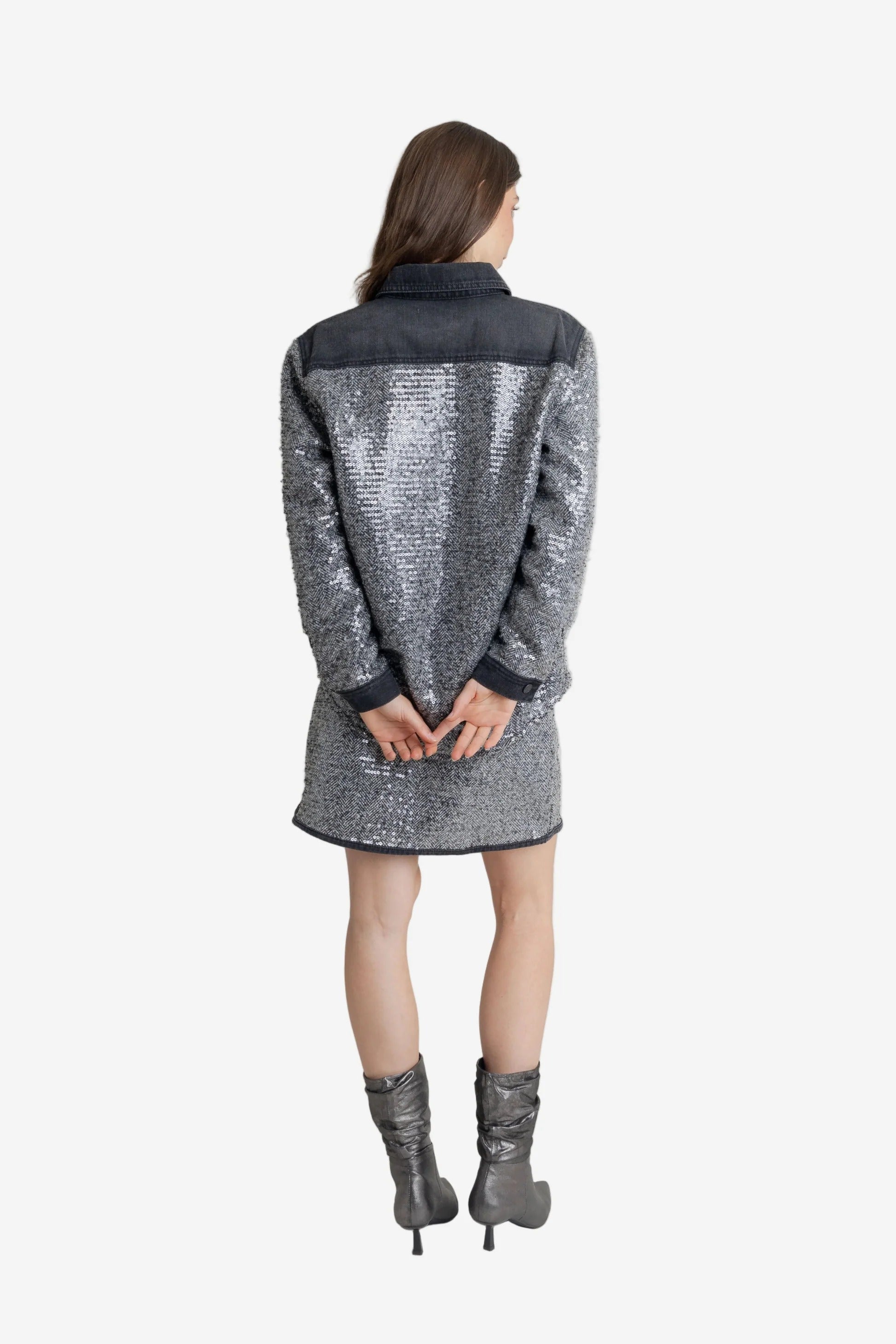Chaqueta Shiny Tweed