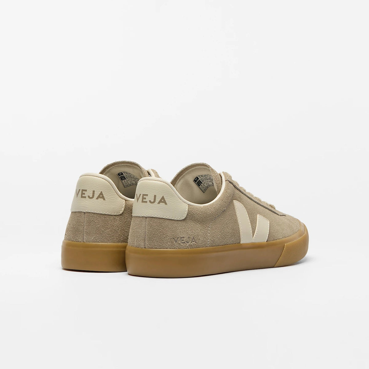 Tenis Veja De Hombre Campo Suede Taupe Pierre Natural