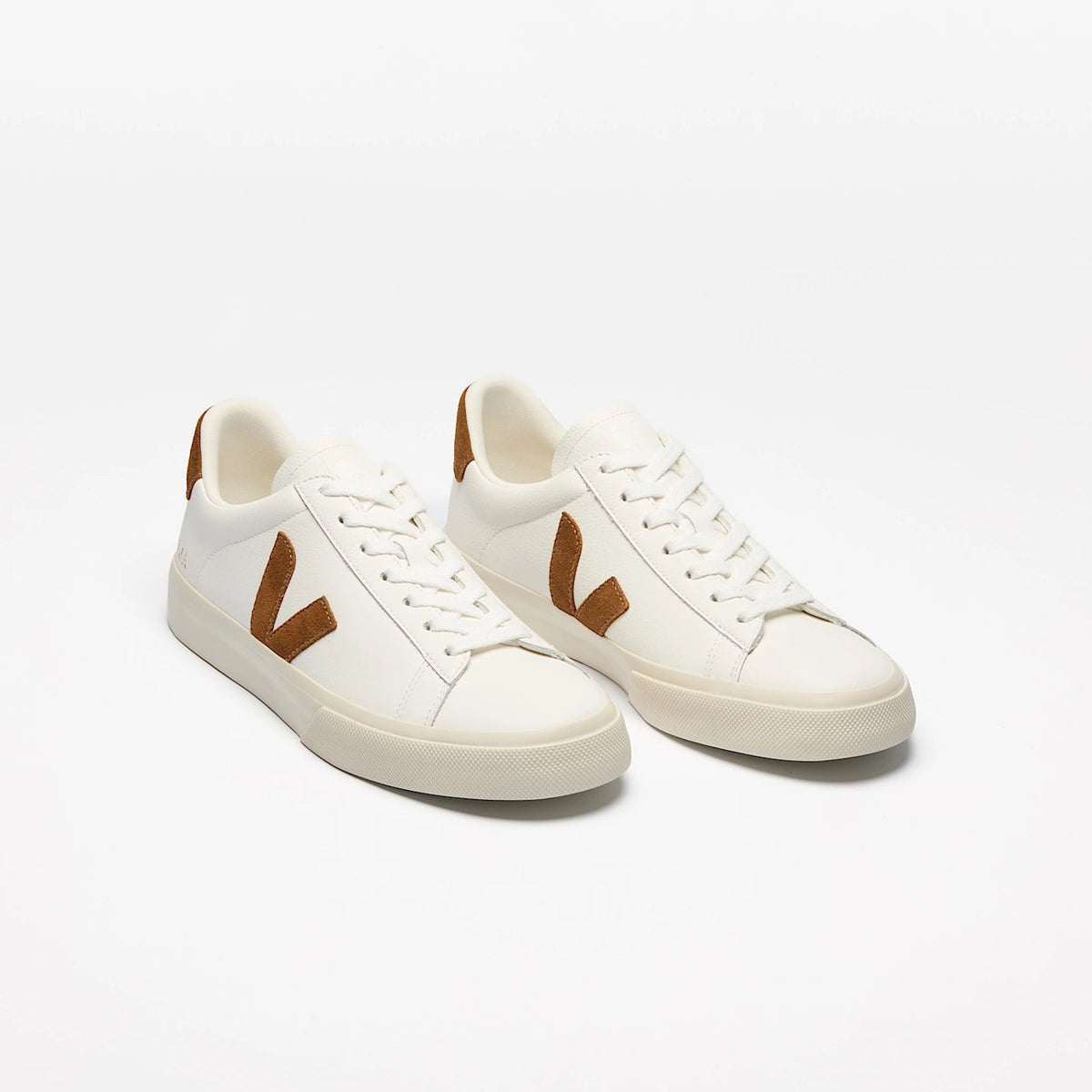 Tenis Veja De Mujer Campo Leather White Cognac