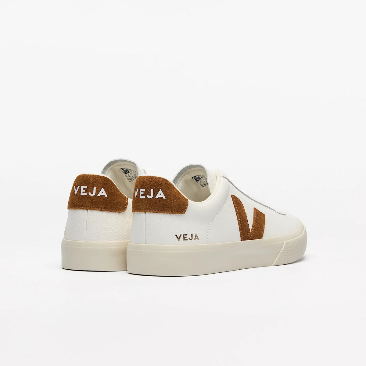 Tenis Veja De Mujer Campo Leather White Cognac