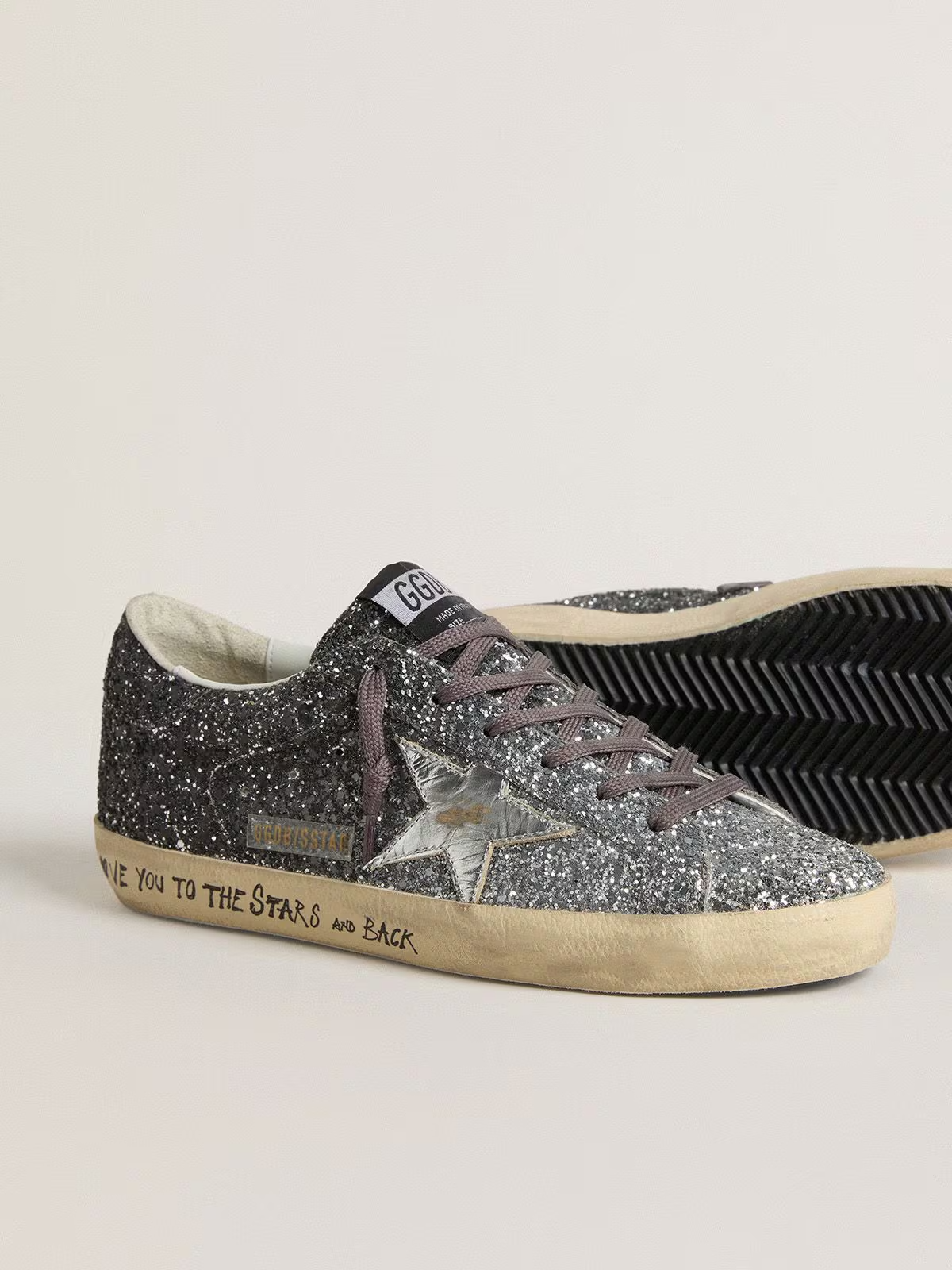 Tenis Golden Goose Super Star Glitter Mujer GOLDEN GOOSE TENIS Malva CO