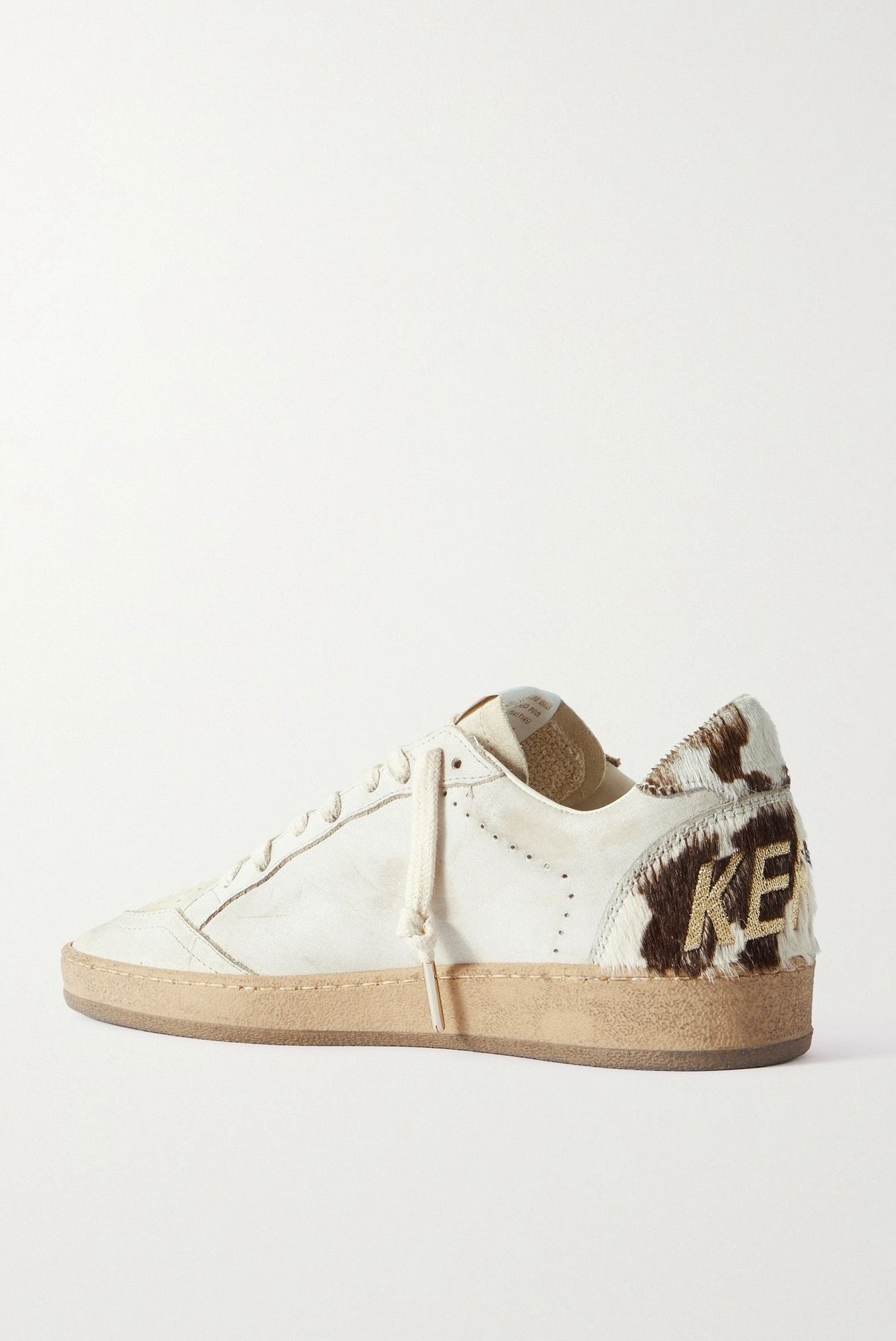 Tenis Golden Goose Ballstar Suede Star Horsy Cow Printed Heel Mujer GOLDEN GOOSE TENIS Malva CO