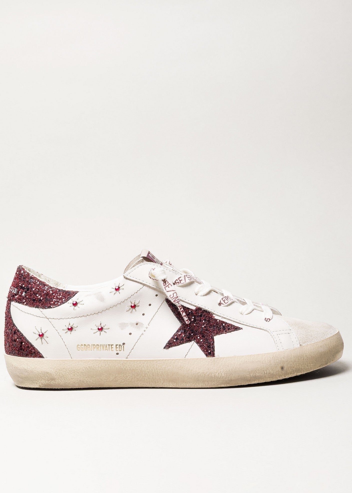Tenis Golden Goose Super Star Suede Embroidery Laminated Star Mujer GOLDEN GOOSE TENIS Malva CO