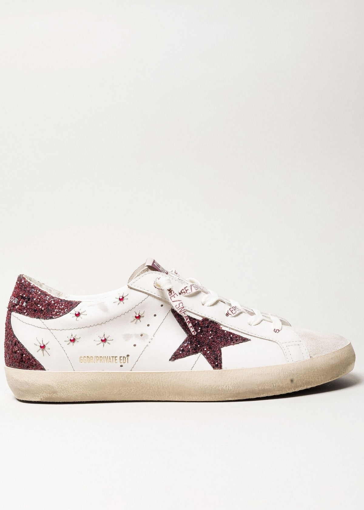 Tenis Golden Goose Super Star Suede Embroidery Laminated Star Mujer GOLDEN GOOSE TENIS Malva CO