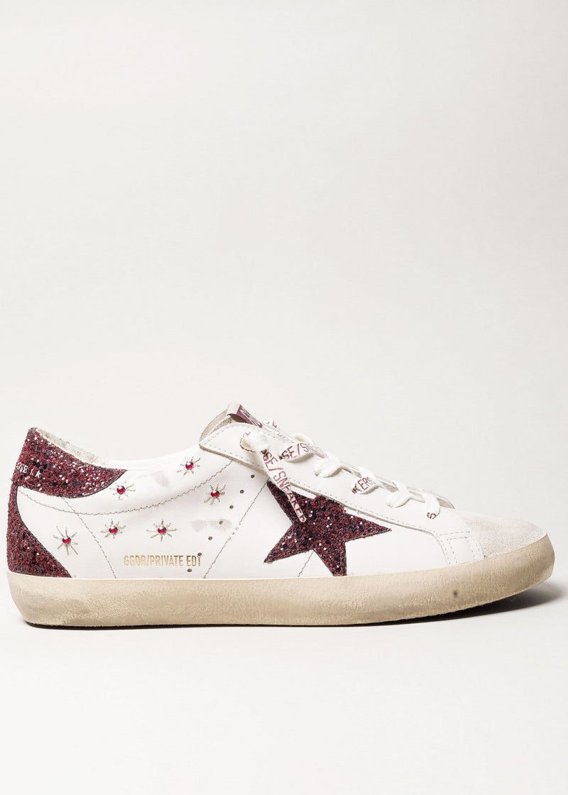 Tenis Golden Goose Super Star Suede Embroidery Laminated Star Mujer