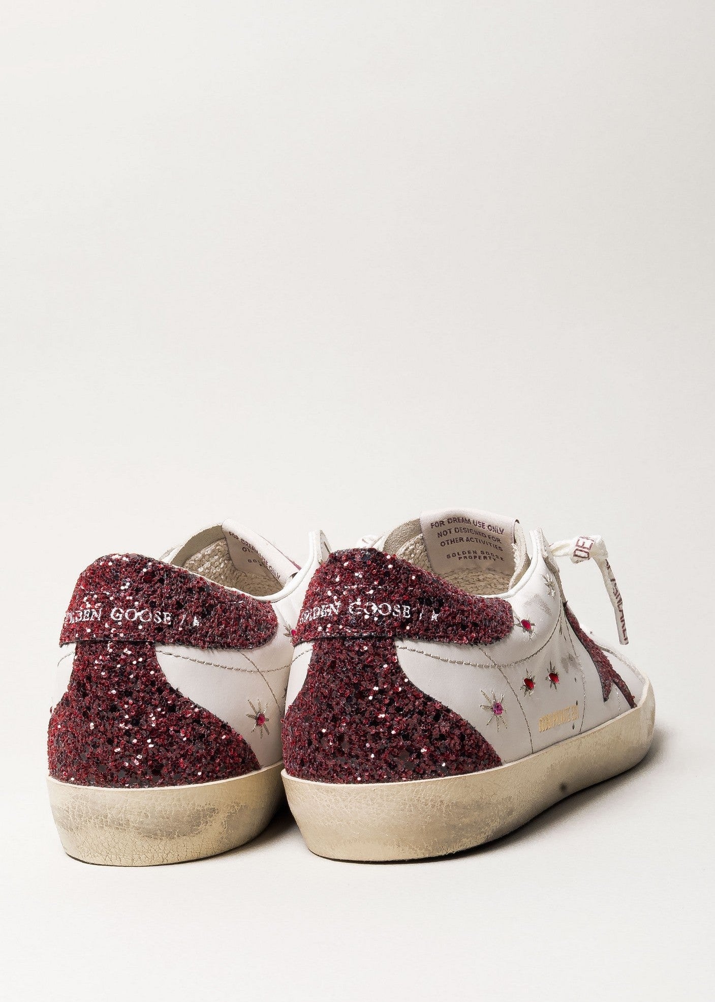 Tenis Golden Goose Super Star Suede Embroidery Laminated Star Mujer GOLDEN GOOSE TENIS Malva CO