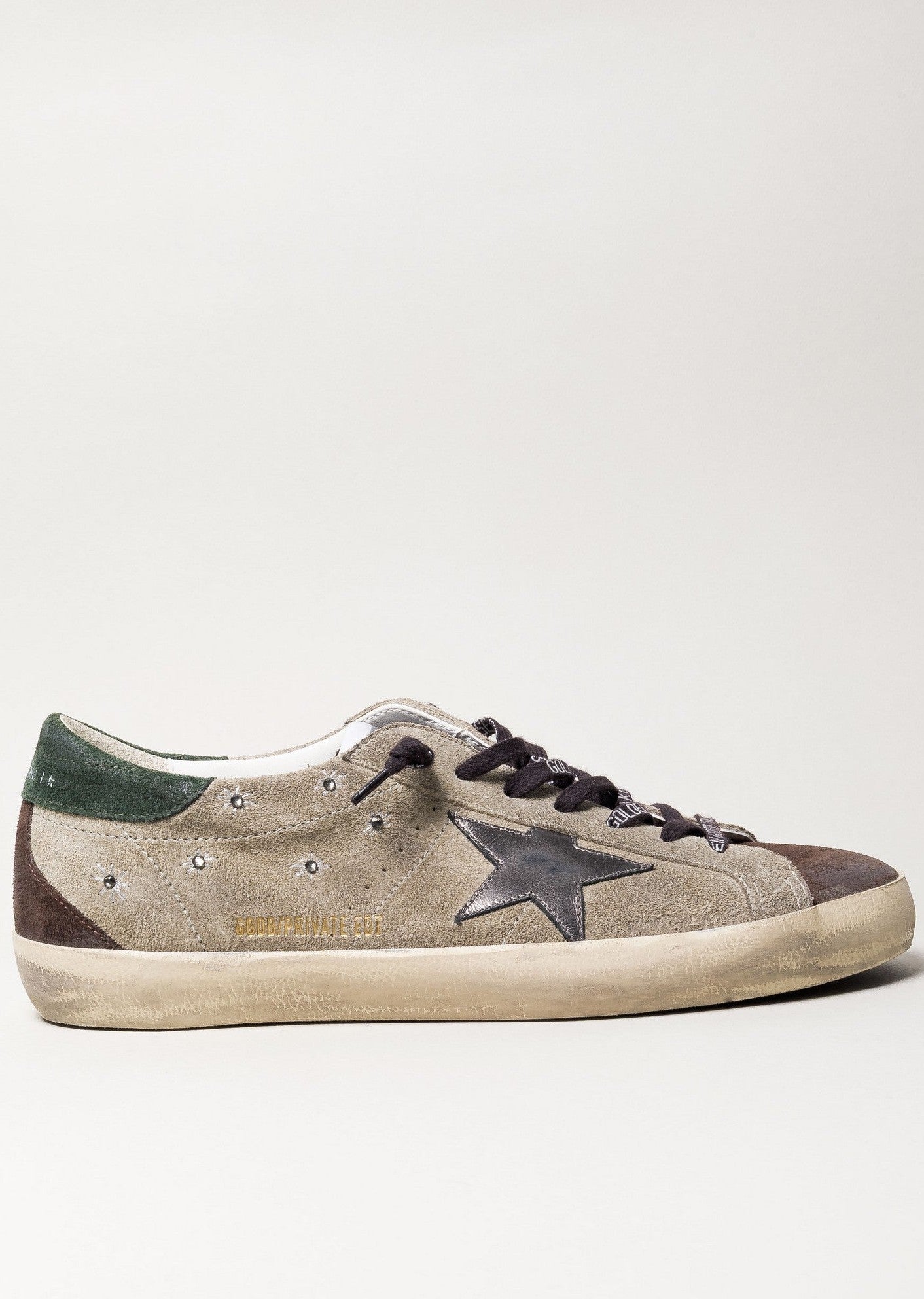 Tenis Golden Goose Super Star Suede Embroidery Laminated Star Hombre GOLDEN GOOSE TENIS Malva CO