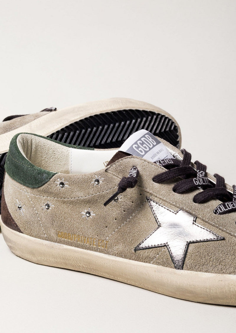 Tenis Golden Goose Super Star Suede Embroidery Laminated Star Hombre