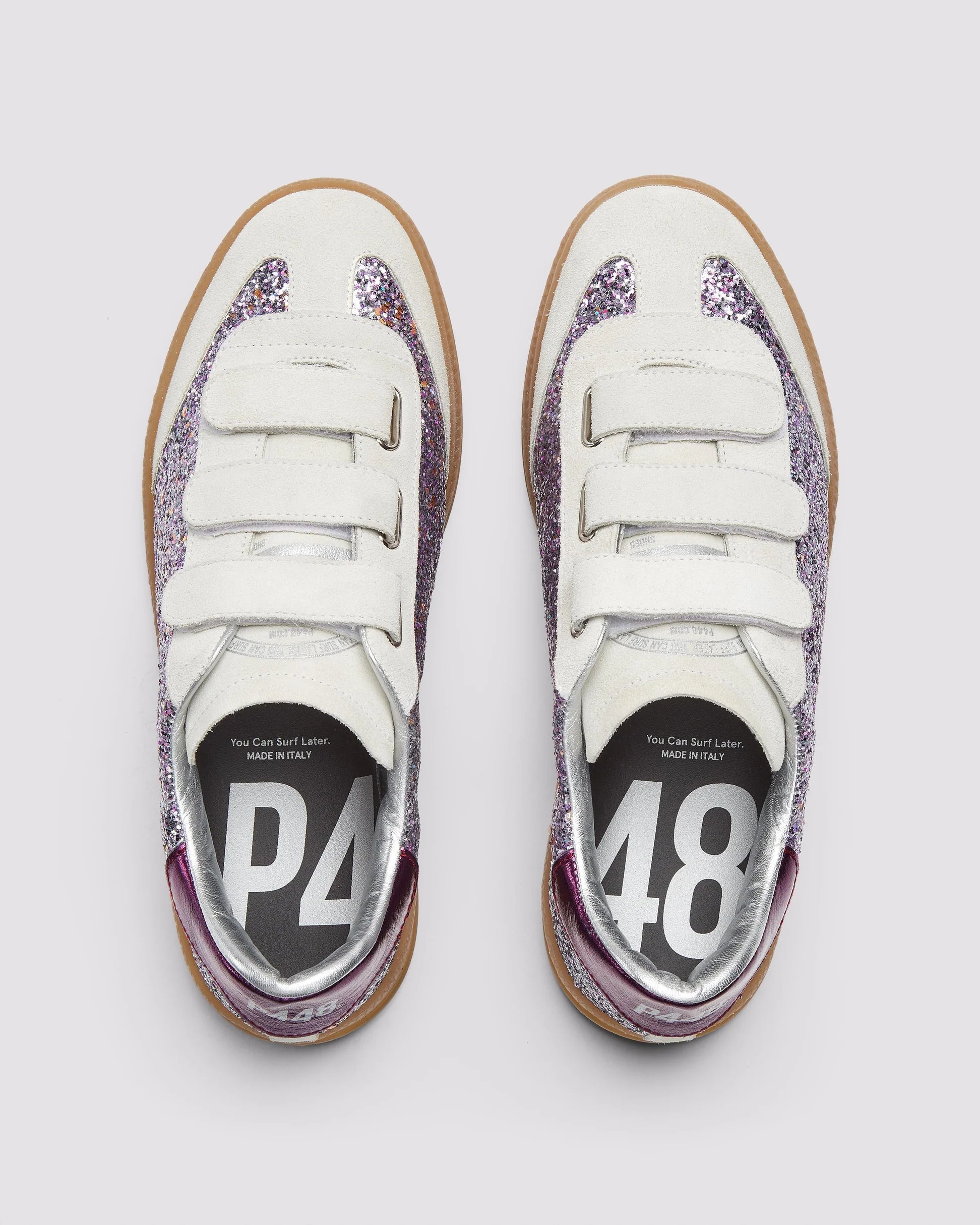Tenis P448 Capri Glitter Mujer P448 TENIS Malva CO