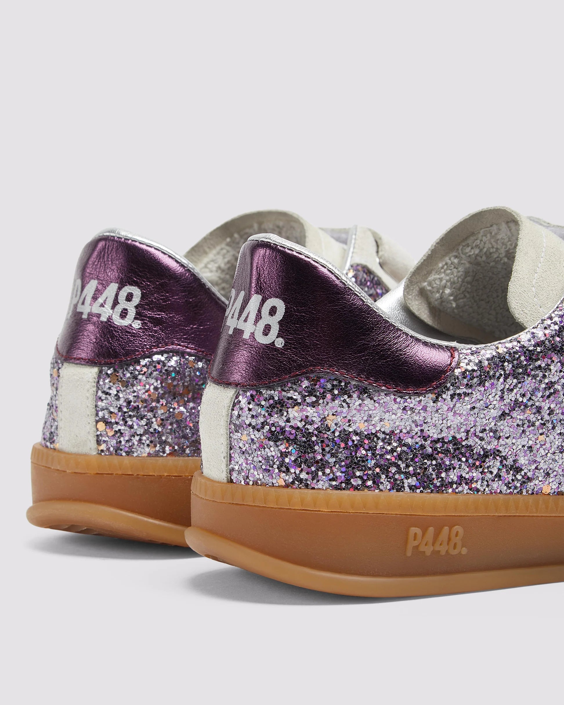 Tenis P448 Capri Glitter Mujer P448 TENIS Malva CO